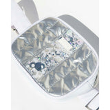 Packed Party Confetti-Filled 7.5" Silver Belt Bag