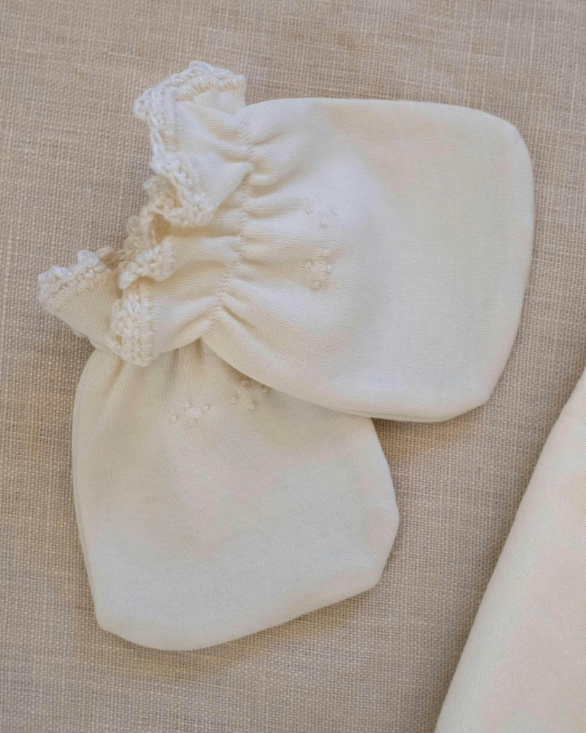Bib/Mittens/Burp Cloth Set