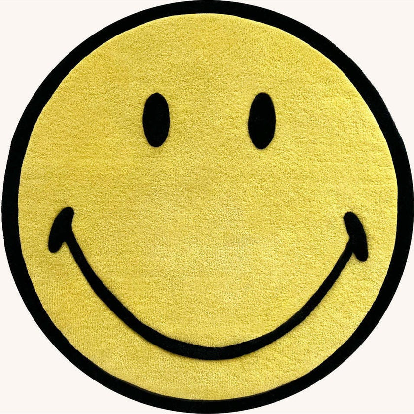 Round Smiley Rug