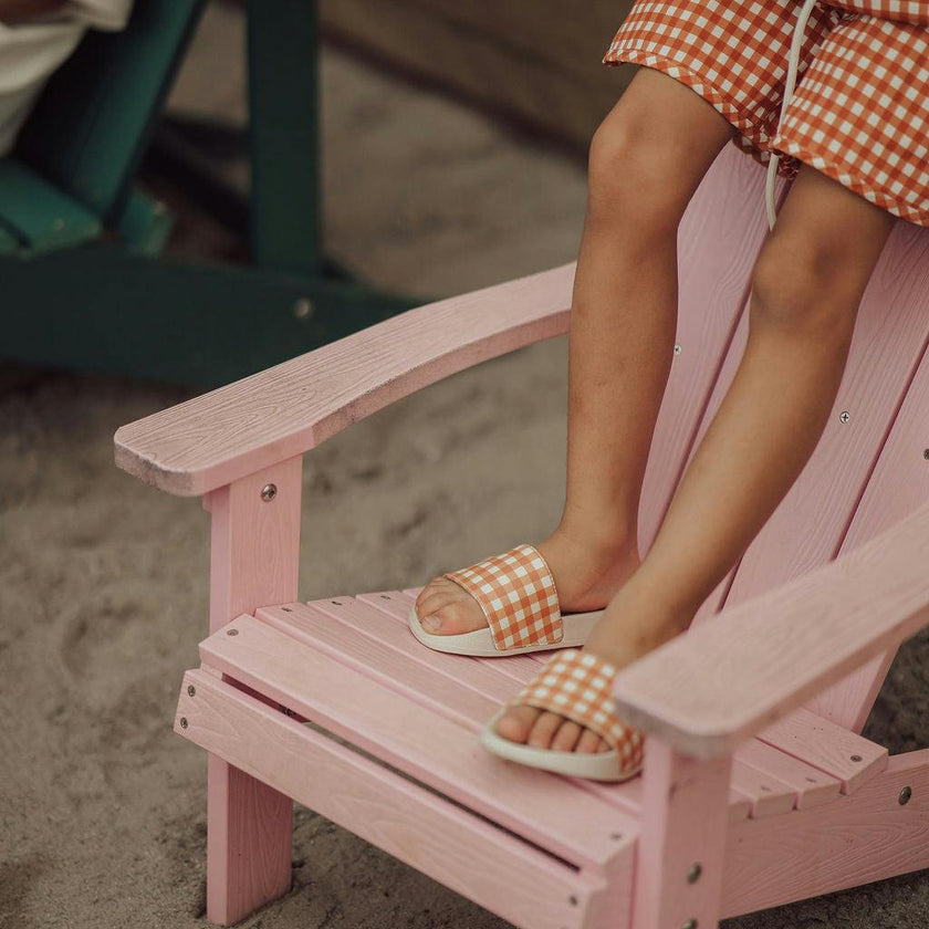 Slide Sandal | Patterns - Sienna Gingham
