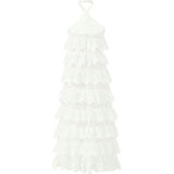 Paloma Lace Frill Maxi Dress