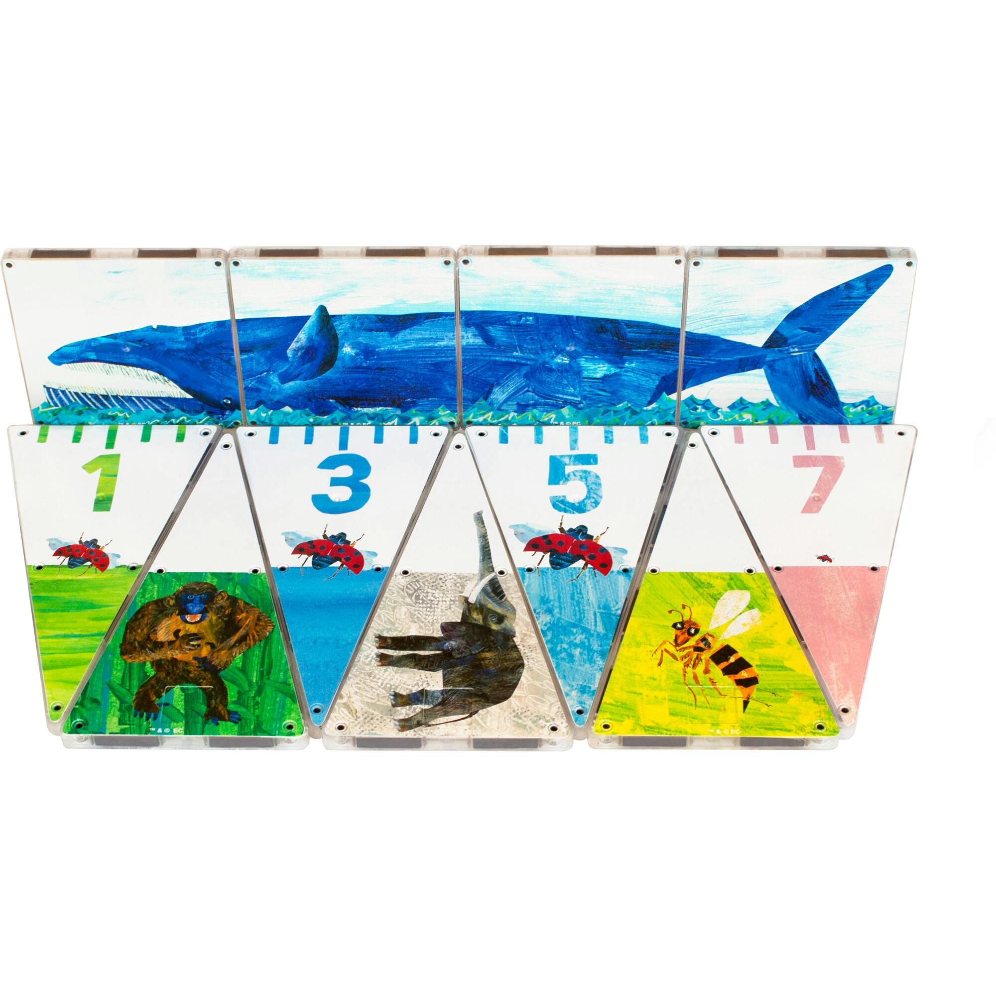 The Grouchy Magna-Tiles Structures