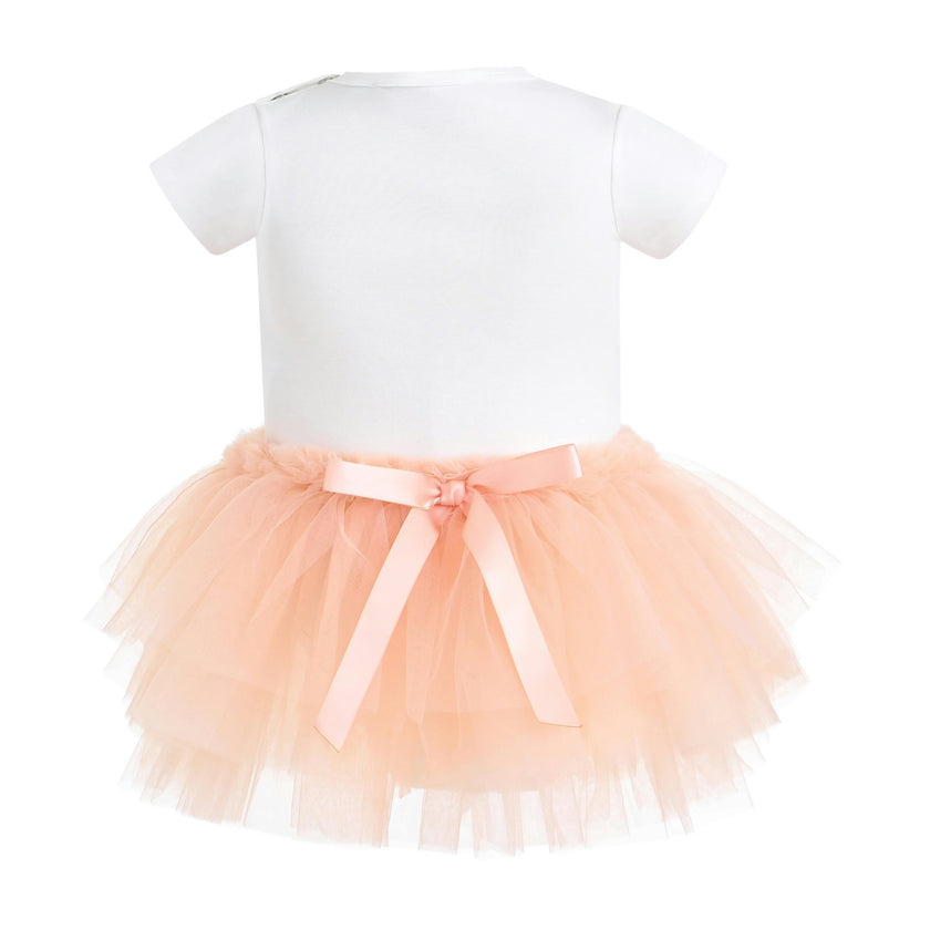 Peach Reina Birthday Dress