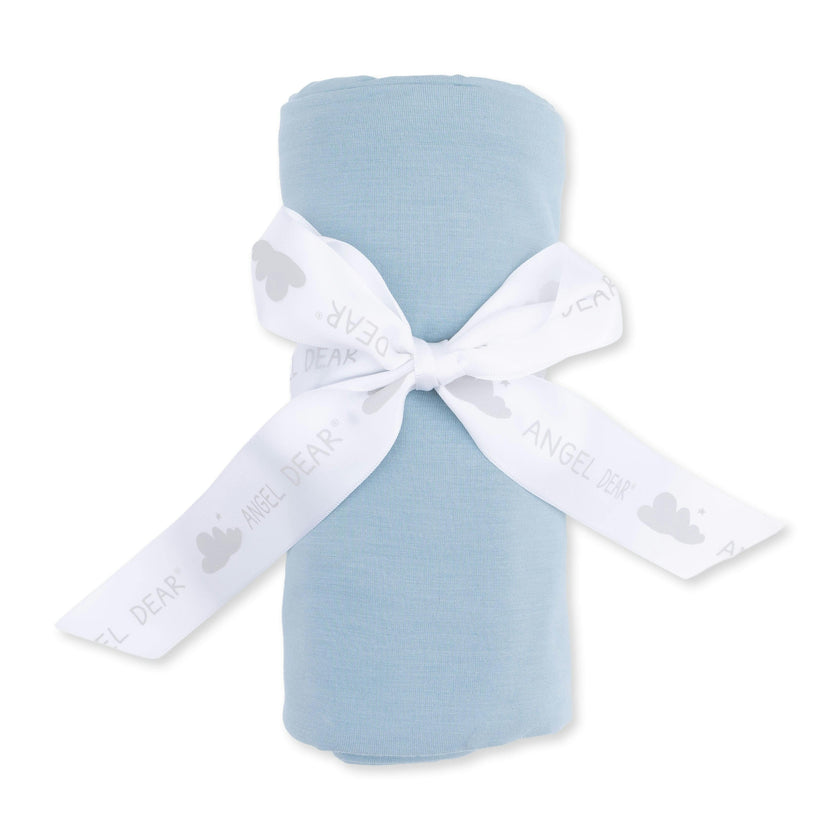 Solid Stone Blue - Swaddle Blanket