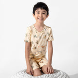 Cowboy Bamboo Kids Pajama Short Set