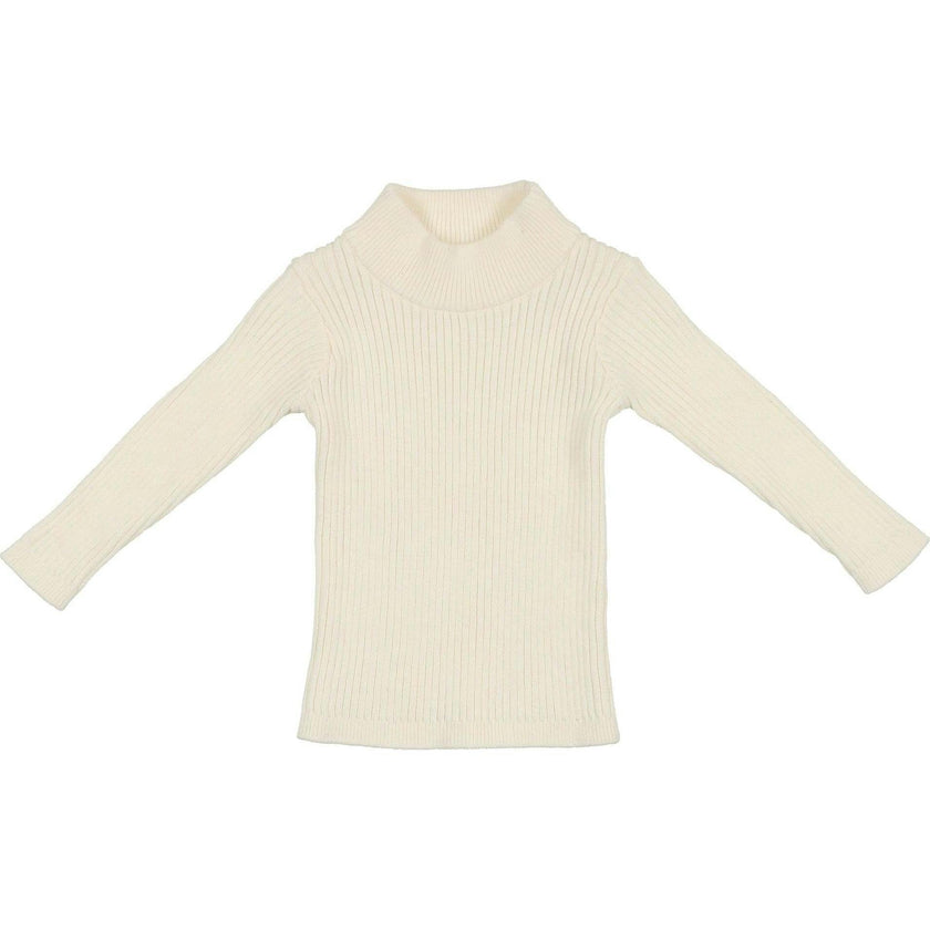 Rib Knit Mock Polo Neck Long Sleeve Shirt