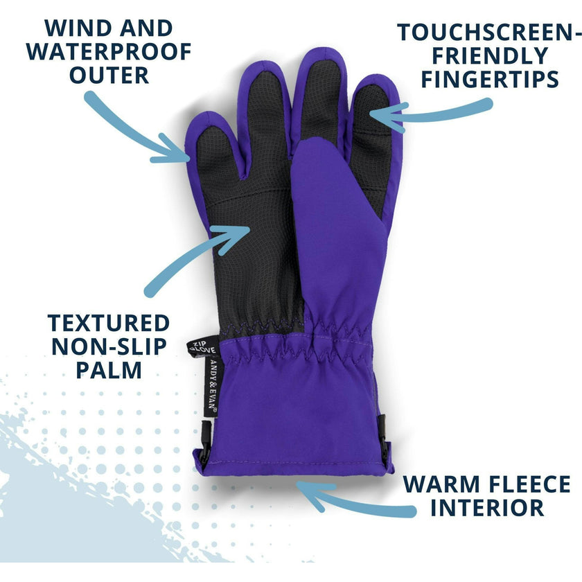 Winter & Ski Glove powered by ZIPGLOVE™ TECHNOLOGY
