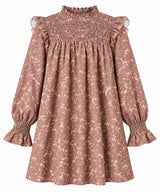 Lottie Dress Brown Sugar Blooms
