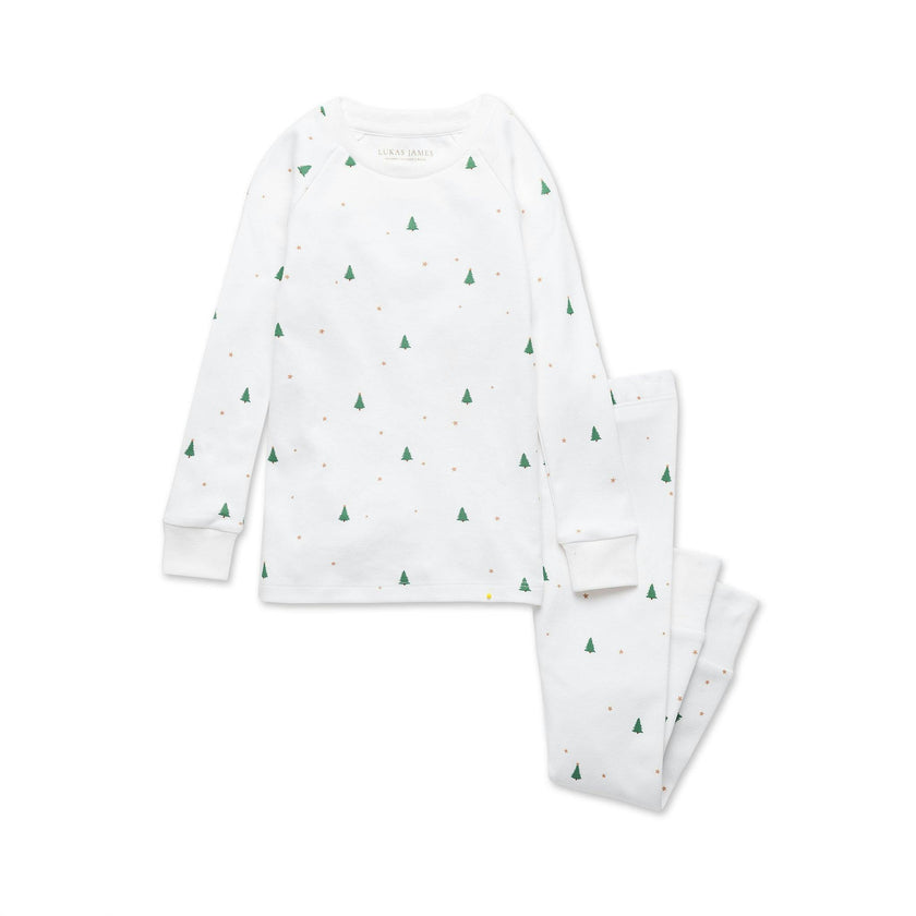 Organic Cotton Evergreen 2-Piece Holiday Set Pajama Baby & Toddler