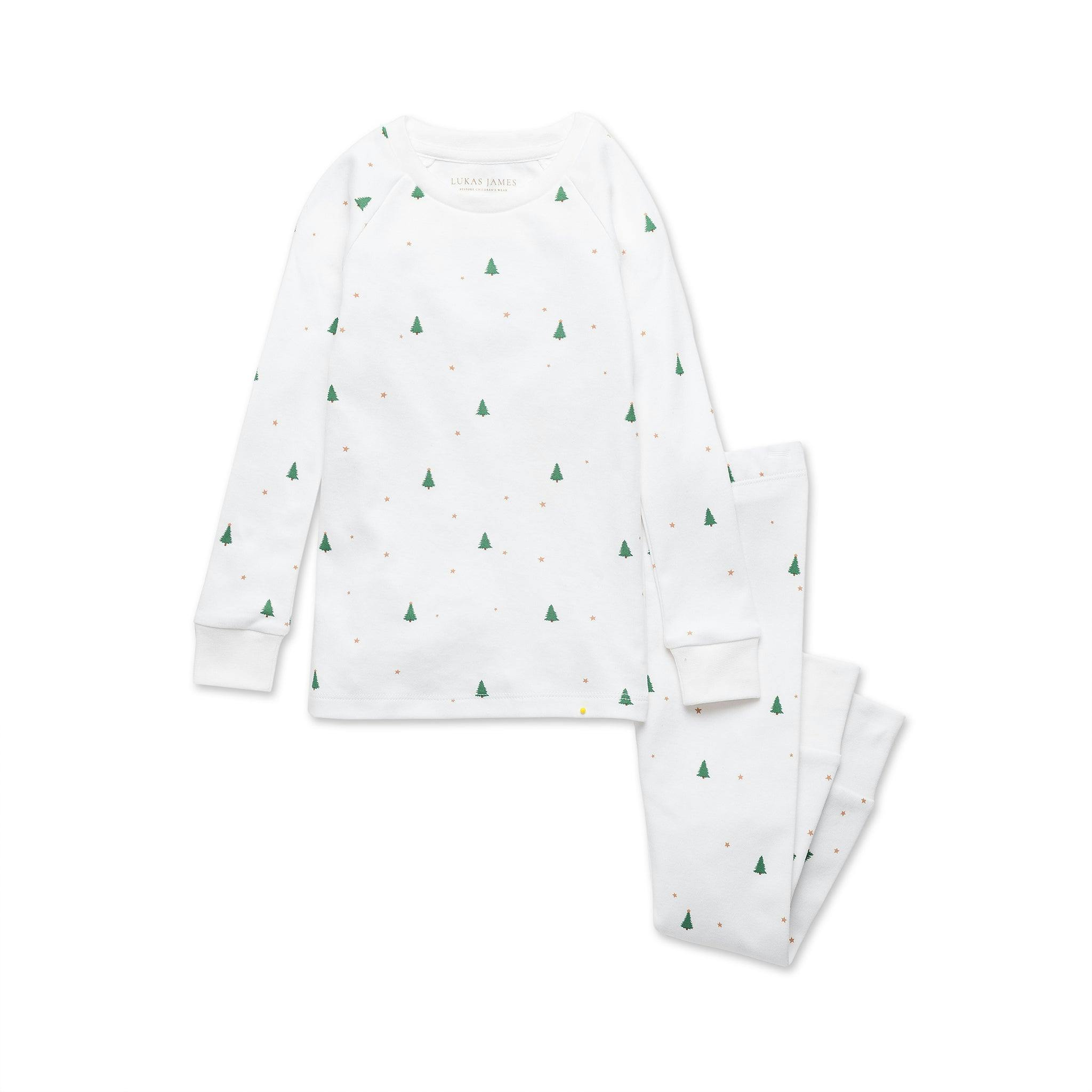 Organic Cotton Evergreen 2-Piece Holiday Set Pajama Baby & Toddler