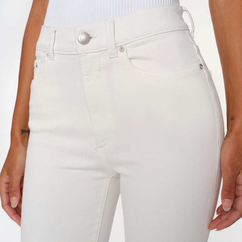 Bridget Boot High Rise Instasculpt™ Crop Jeans | White