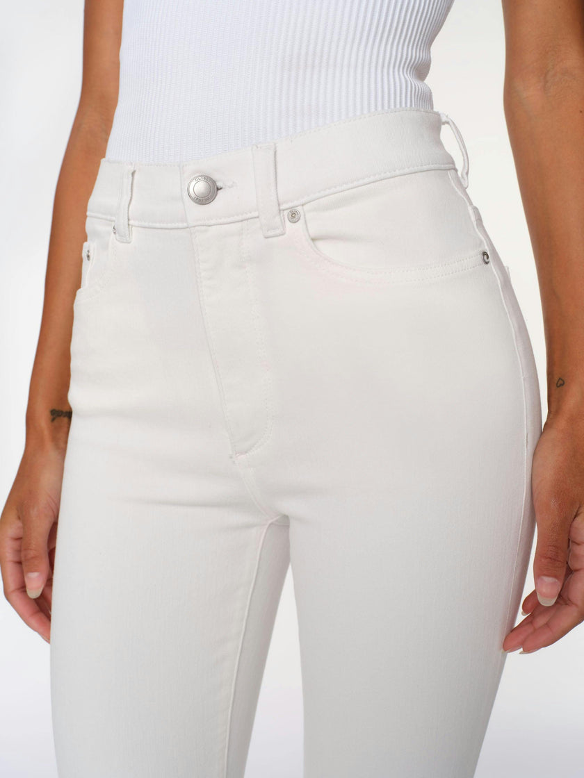 Bridget Boot High Rise Instasculpt™ Crop Jeans | White