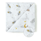 Organic Muslin Four-Layer Reversible Snug Blanket