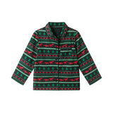 Boys Buttondown Pajama Set | Holiday Dinos