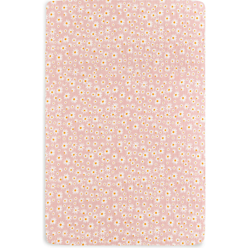 Organic Muslin Cotton Mini Crib Sheet