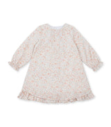 Elise Baby Dress Long Sleeves, Flowery Light Pink