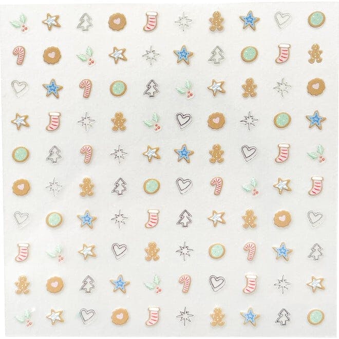 Baking Spirits Bright Nail Stickers