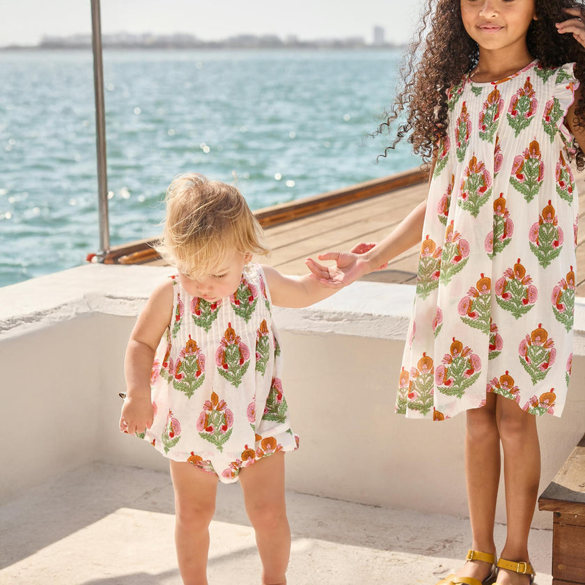 Baby Girls Jaipur 2-PC Set - Pink Bellflower