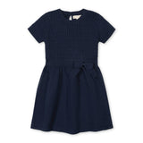 Organic Short Sleeve Cable Sweater Dress