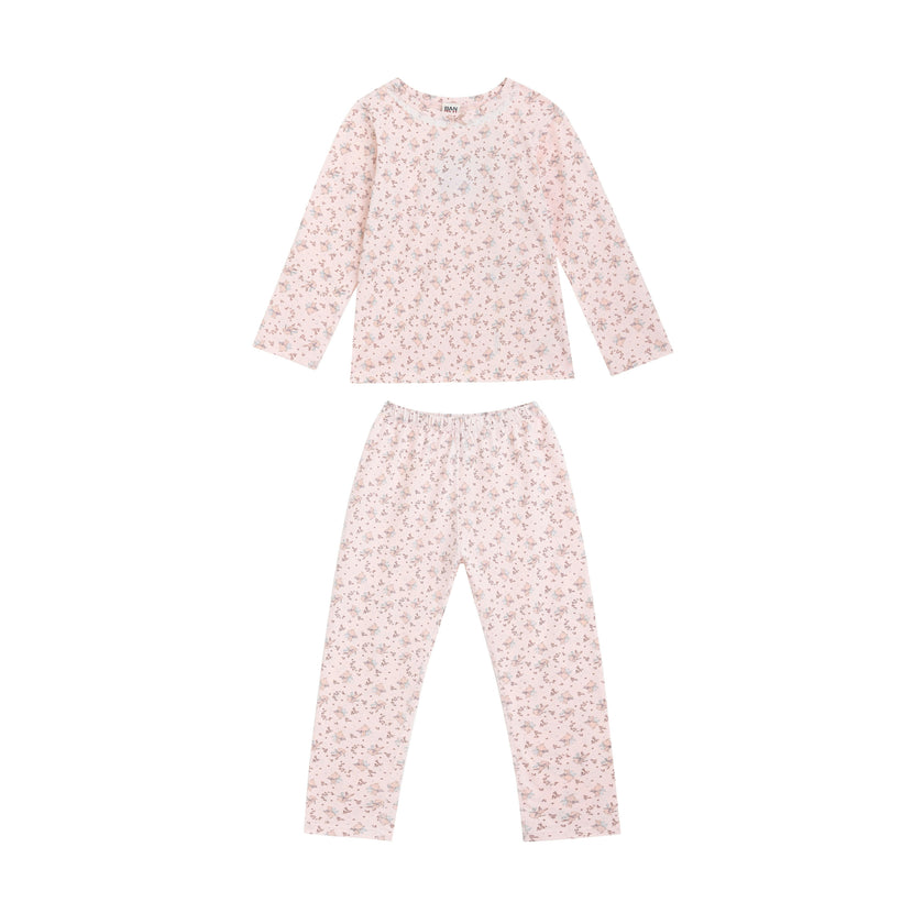 Pink Blossom Cotton Pajama Set