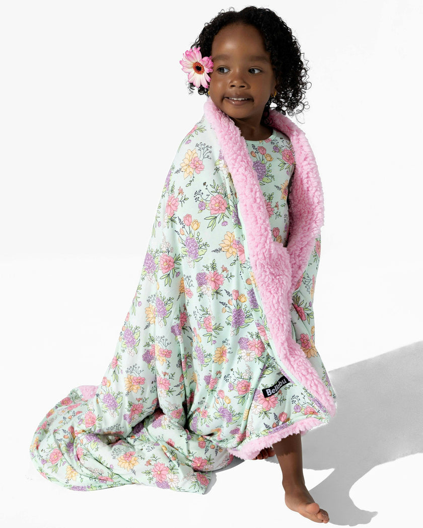 Petals & Posies Bamboo Blanket