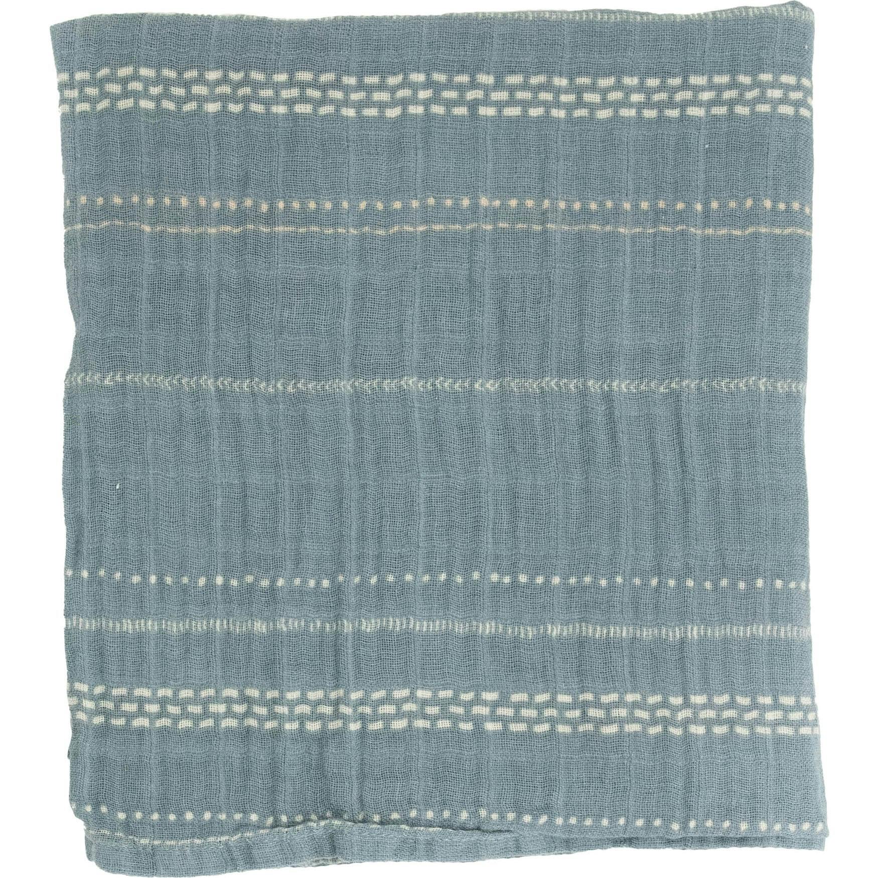 Organic Cotton Muslin Swaddle Blanket - Stillwater Stitch