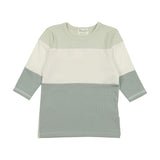 Rugby Stripe Color-Block Crew Neck Long Sleeve Shirt