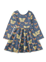 Printed Ballet Dress, Skyfield Butterflies