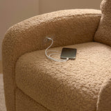 Nami Electronic & Swivel Glider Recliner With USB Port