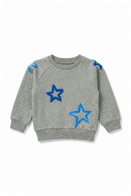 Star Print Sweatshirt