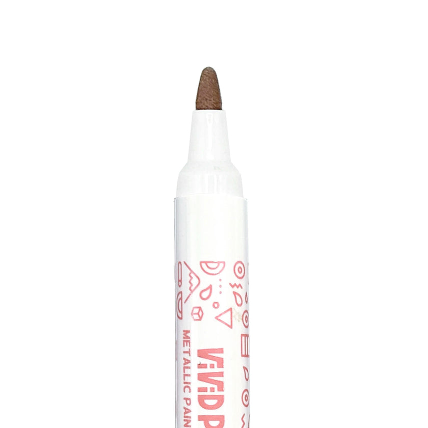 Vivid Pop! Water Based Paint Markers - Metallic - Set of 8