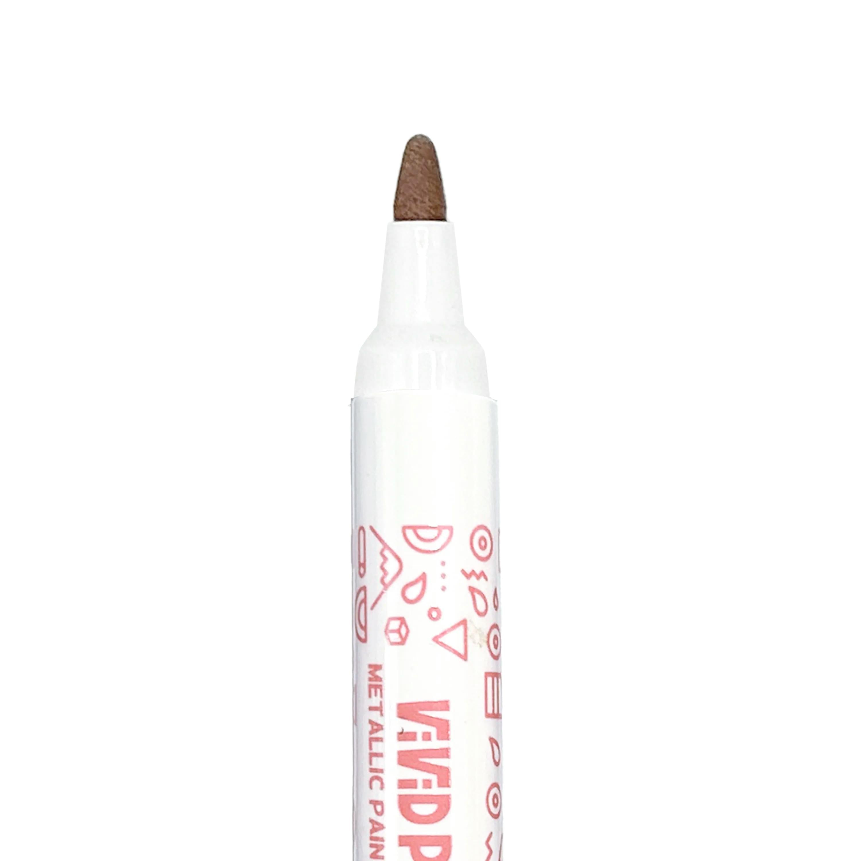 Vivid Pop! Water Based Paint Markers - Metallic - Set of 8