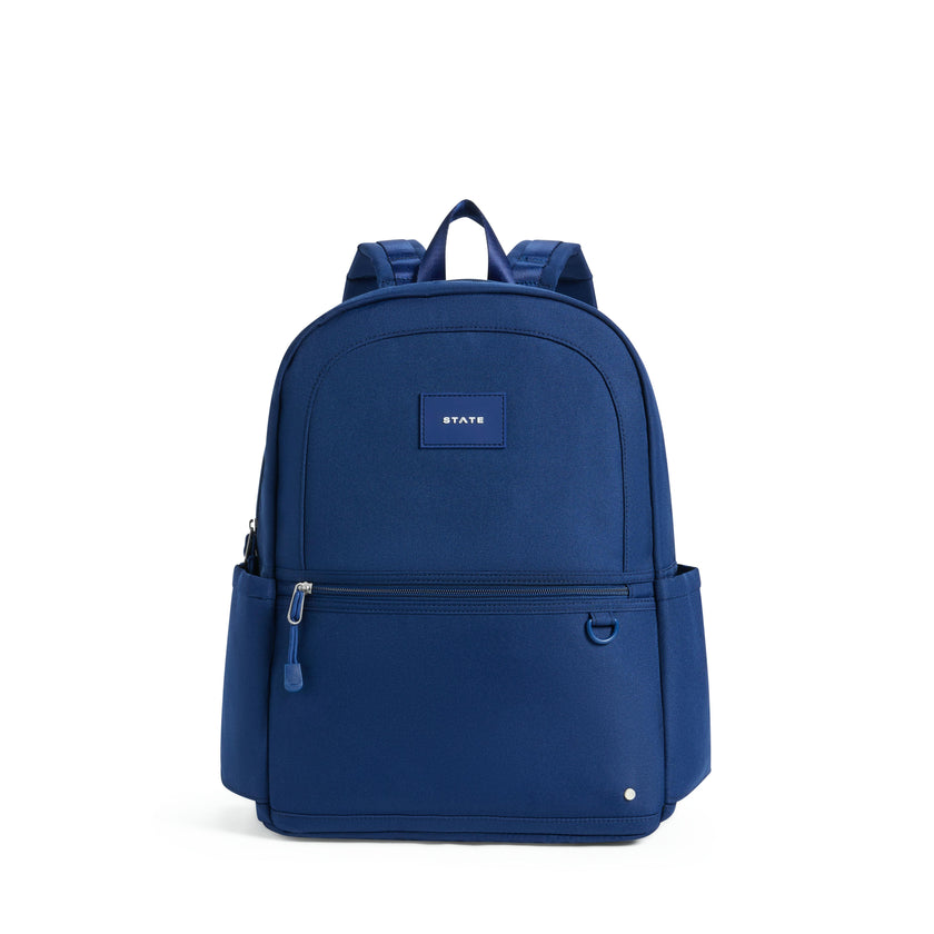 Kane Double Pocket Backpack, Navy