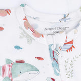 Sailor Sea Creatures - 2 Way Zipper Footie
