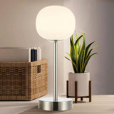 Natalia 12.25" Modern Minimalist Iron Rechargeable Integrated LED Table Lamp