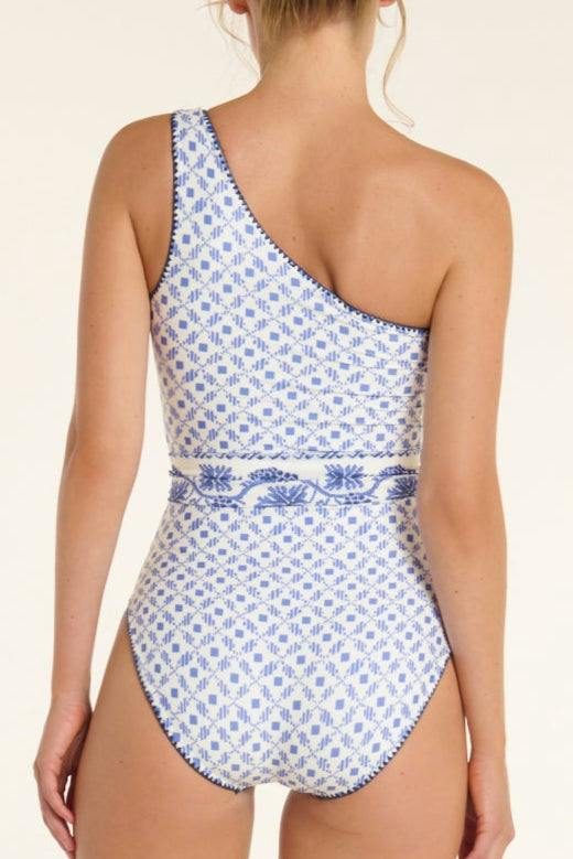 Johanna One-piece Swimsuit in Santorini Dots