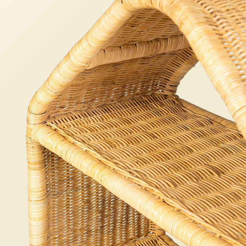Handcrafted - Alaya House Shelf - Rattan Wicker
