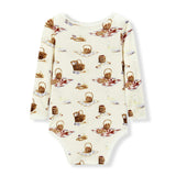 Picnic Organic Cotton Long Sleeve One Piece