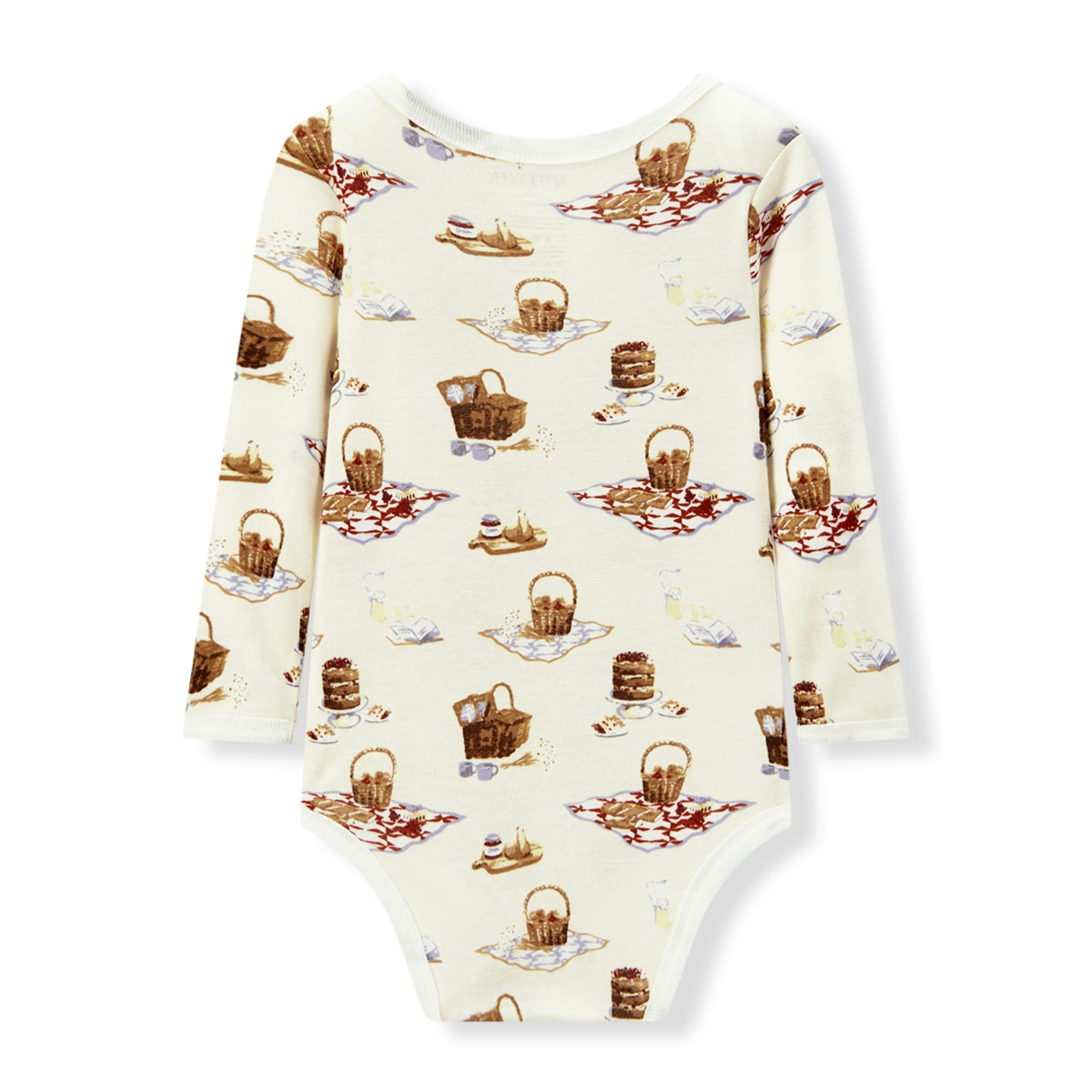 Picnic Organic Cotton Long Sleeve One Piece