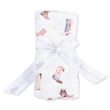 Buckarette Boots - Swaddle Blanket