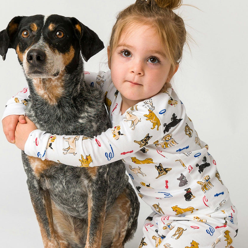 The Organic Long Sleeve Pajama Set [Dog Days]