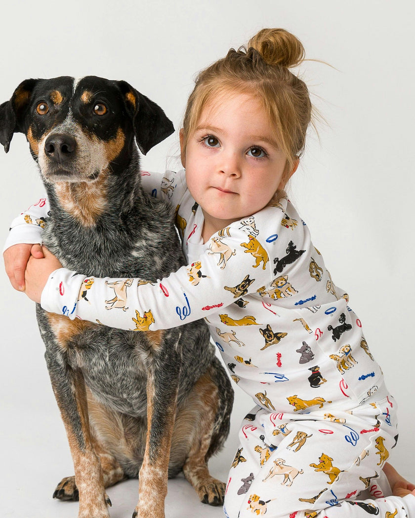 The Organic Long Sleeve Pajama Set [Dog Days]