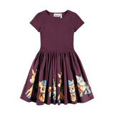 Vintage Cuties Cissa Woodland Animal Print Dress