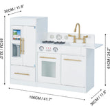 Teamson Kids Little Chef Charlotte Wooden Play Kitchen