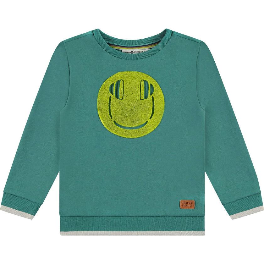 DJ Headphones Crew Neck Pullover Sweatshirt