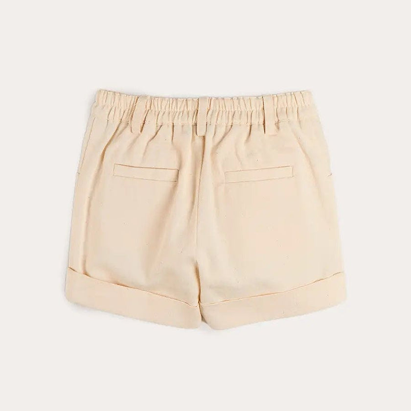 Elasticated Waist Shorts in Cream (12mths-4yrs)