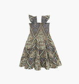 The Tiny Ellie Nap Dress - Olive Equestrian Scarf