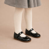 Toddler Aria Ballet Flat | Black Patent Leather