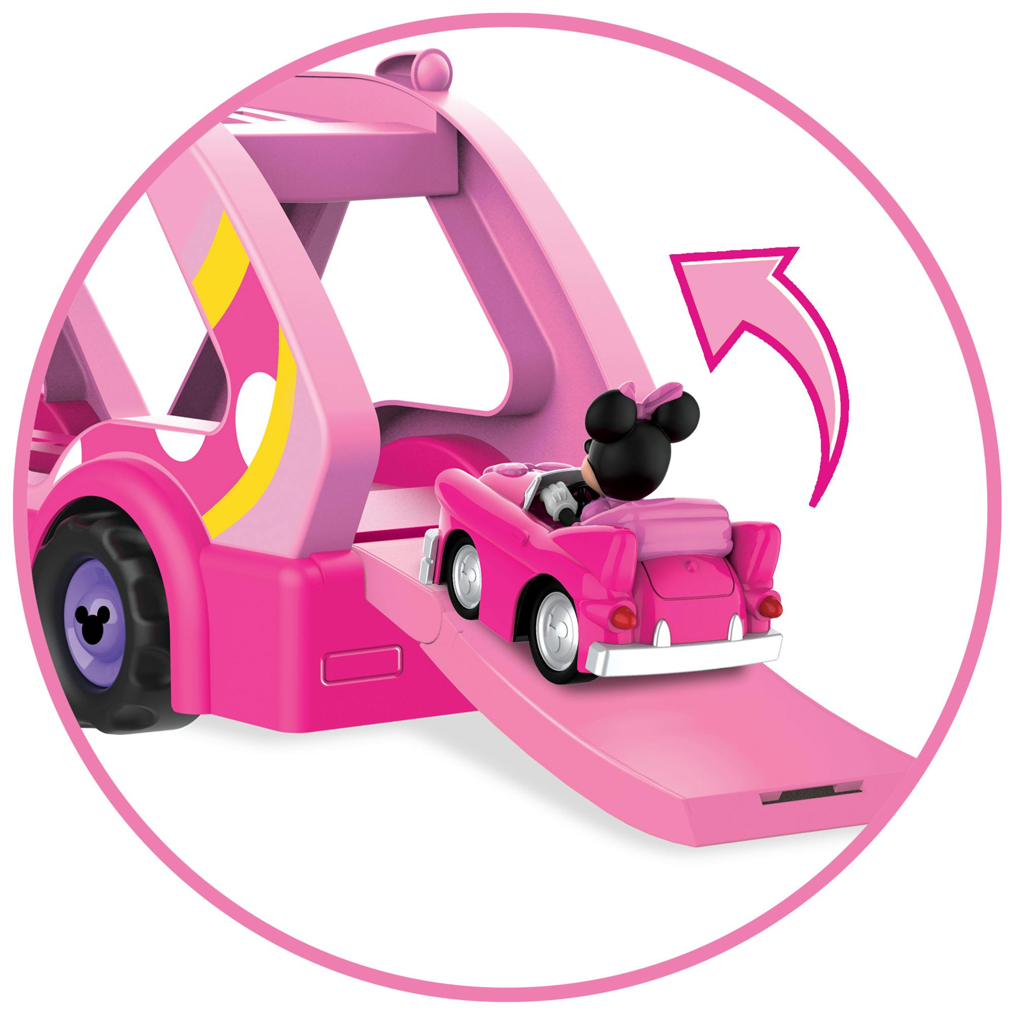 Disney Junior: Vehicle Hauler - Minnie Mouse