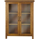 Avery Wooden 2 Door Floor Cabinet with Storage